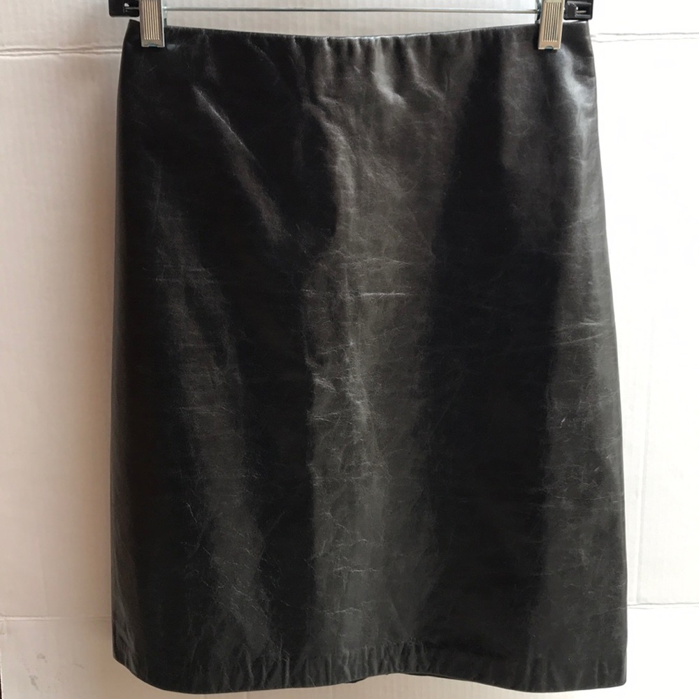 Club Monaco leather skirt, size 0